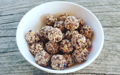 Raw Vegan Cookie Dough Balls