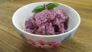 Raw Vegan Blueberry & Lemon Ice Cream