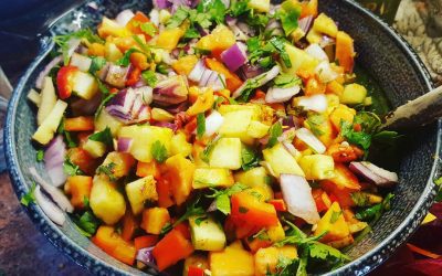 Fermented Pineapple & Papaya Salsa