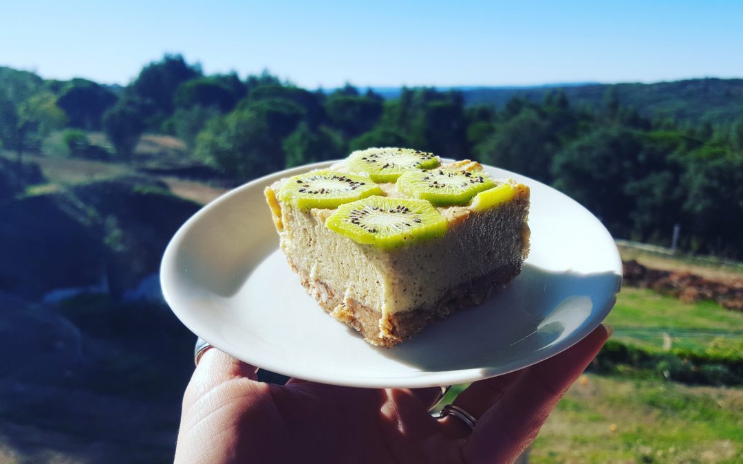 Raw Kiwi Ice Cream Cheesecake Recipe