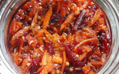 Fermented Beetroot, Carrot & Ginger Kraut Recipe